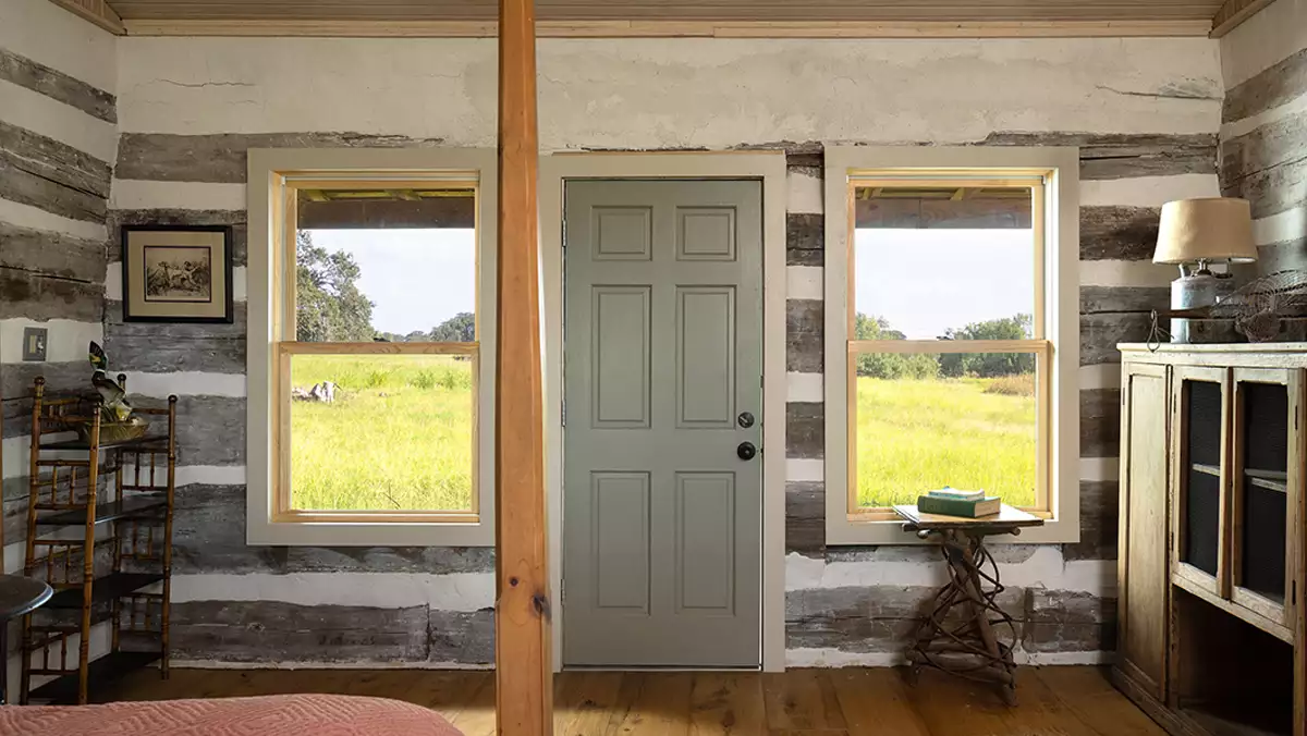 Log Cabin Windows Video