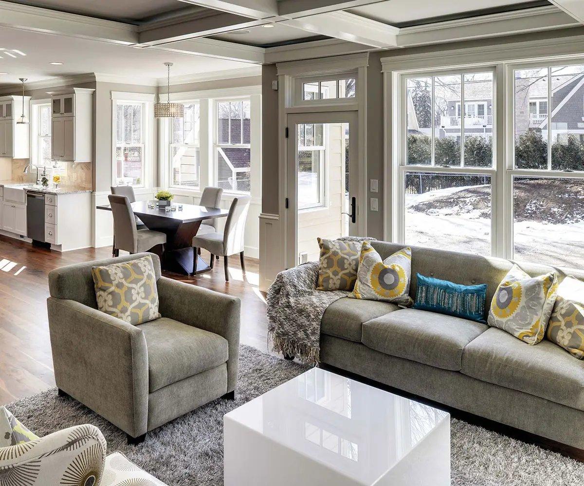 Andersen® 400-Series Frenchwood® Hinged Patio Door and 200-Series Double-Hung Window