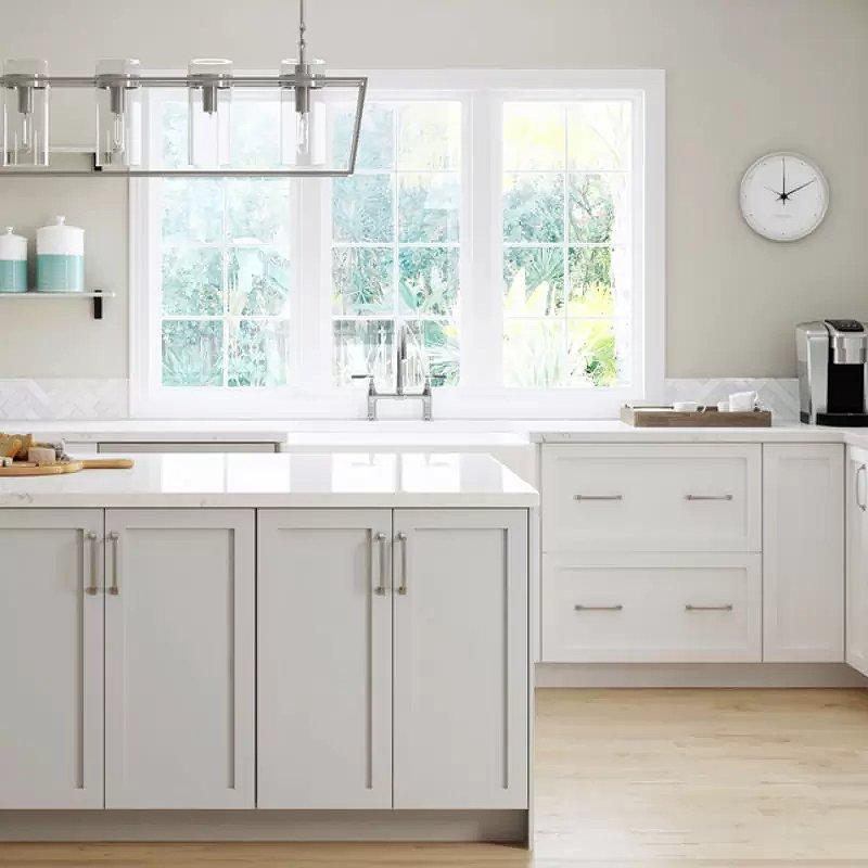 Bellmont 1300 Series: Transitional | Matte Grey & Matte White
