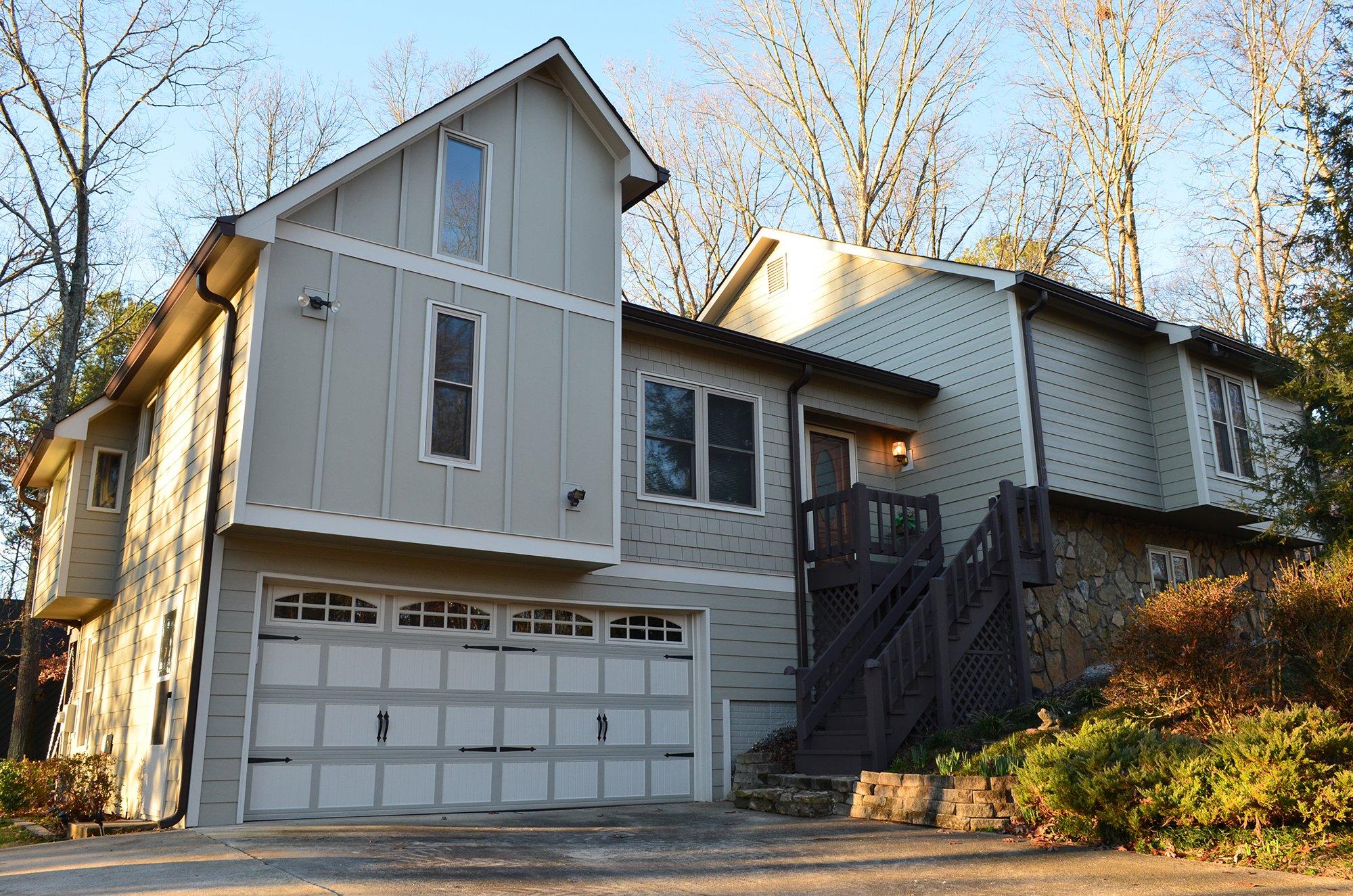 Hardie® Plank, Hardie® Shingle and Hardie® Panel in Cobble Stone