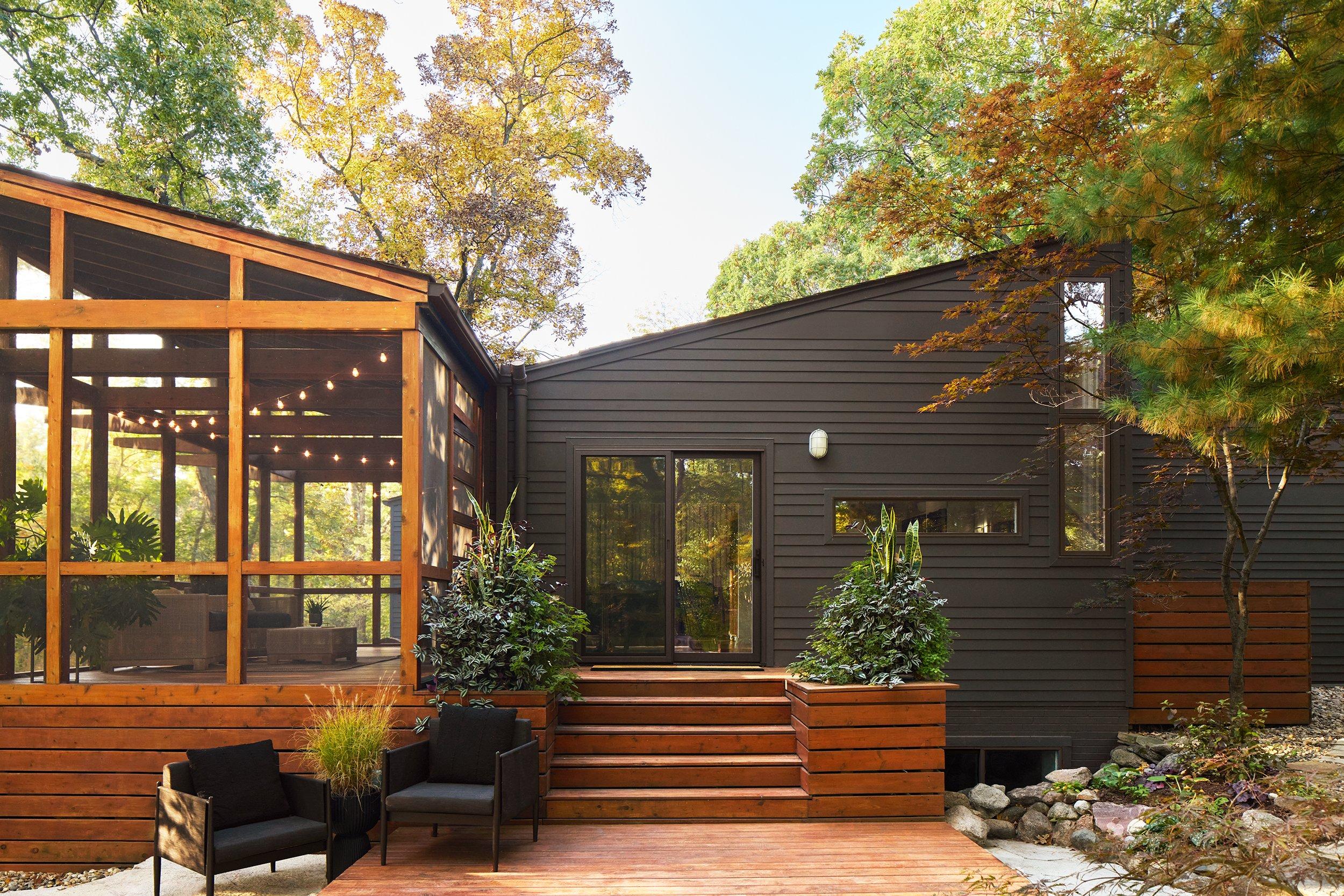 Pella® Reserve™ Contemporary Clad Wood Sliding Patio Door