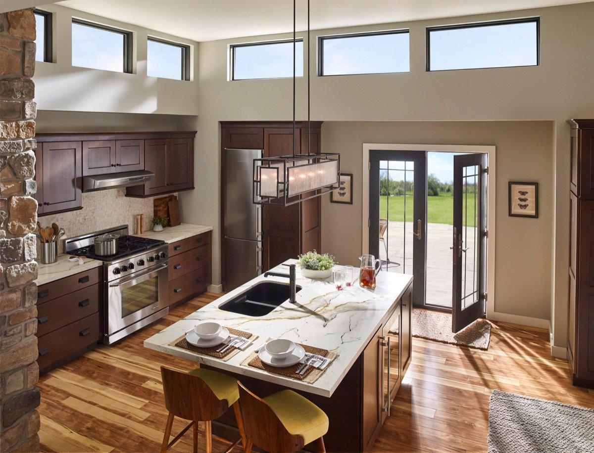 Ply Gem® MIRA Series Inswing Hinged Patio Door and Picture Windows in Black